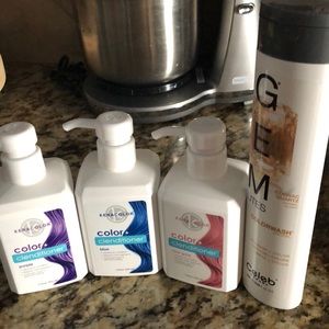 Keracolor clenditioner and Gem lites colorwash